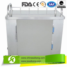 Stainless Steel Anaesthetic Treatment Hospital Trolley with Drawers (CE/FDA/ISO)